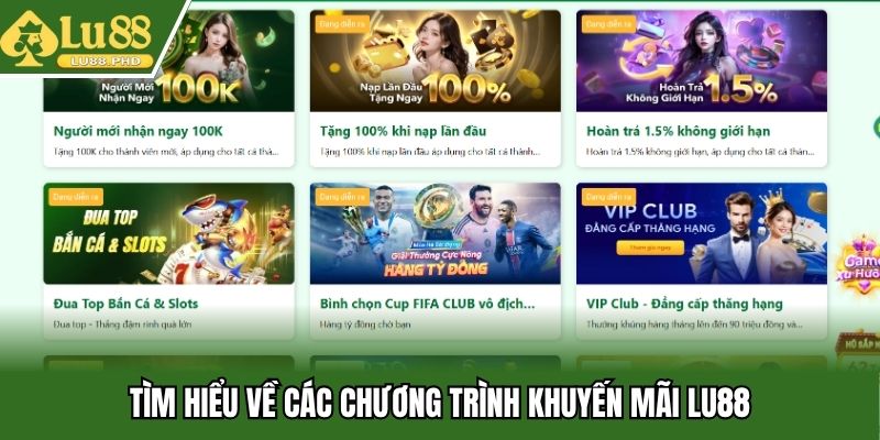 Tìm hiểu về các chương trình khuyến mãi Lu88